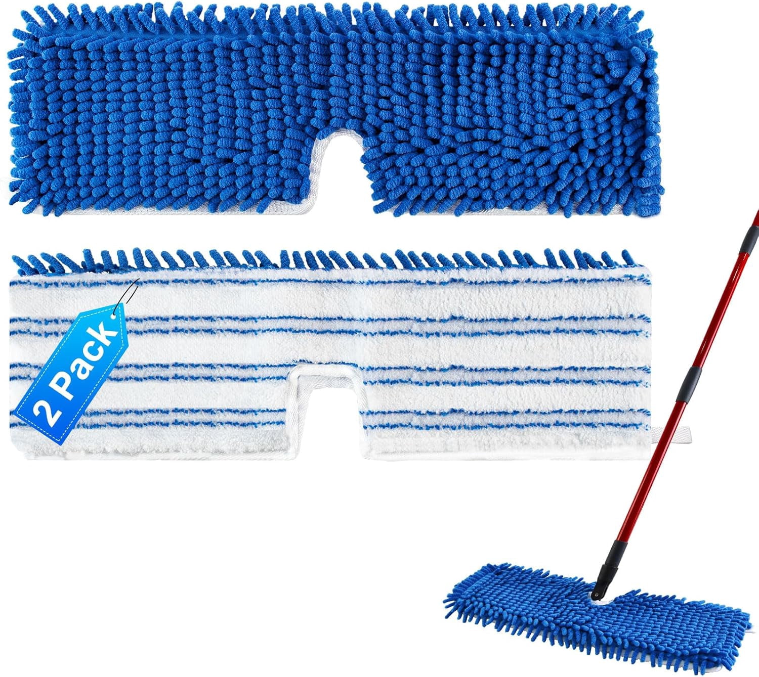 OXO Good Grips Microfiber Duster Refill - Double-Sided Refill Head - Machine Washable - Thin And Flexible For Tight Spaces - Removes Dust Without Chemicals - View #9