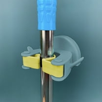 Household Storage Rack, Bathroom Suction Pipe, Seamless Hook, Wall Hanging mop Storage Rack, Broom Hook