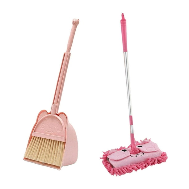 Mop Kids Broom and Dustpan Set Cleaning Toys Gift Children Cleaning