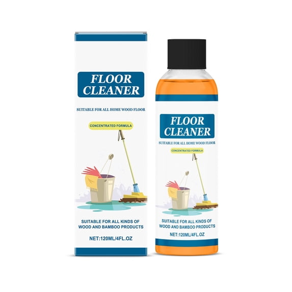 Mop Liquid Soap for Floor Cleaning, Multi-Purpose Floor Cleaner and Decontamination Solution, 120ml Bottle for Wooden Floors and Surfaces, Gentle and Effective Stain Remover