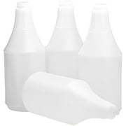 Mop Mob 32 oz Commercial-Grade Chemical Resistant Plastic Bottle, 4 Pack