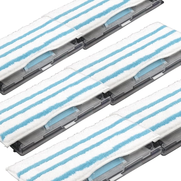 Mop Pads Compatible With Vacmop VM252 VM250 VM200 VM190, Reuseable Washable Vacuum Mop Pad Refills
