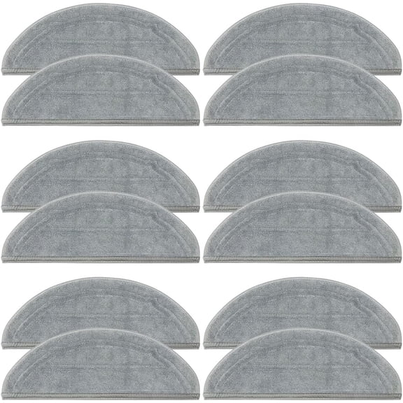 Mop Pads Replacement 12 Pack Compatible with Roborock Q10 S5 S5 Plus X5 X5 Plus