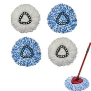 Mop Replace Heads For O-Cedar Spin Mop 2-Tank System, 4.33 Inches Core Spin Mop Refill For O Cedar Replacements Heads, Easy to Replace, Microfiber