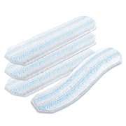 Mop Head Refills Compatible with Flat Mop Systems, Machine Washable Microfiber Mop Replace Heads, Reusable Head Replacements on Flat Mops, 4 Packs