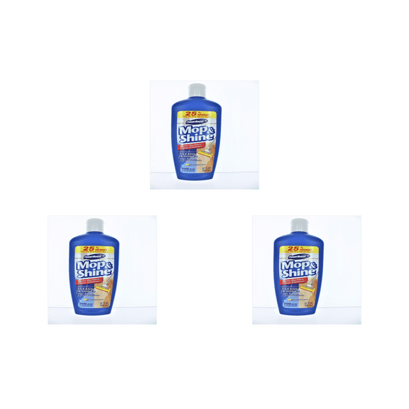Mop & Shine Multi-Surface Floor Cleaner - (20oz x 3 ) - 3 Pack bottles
