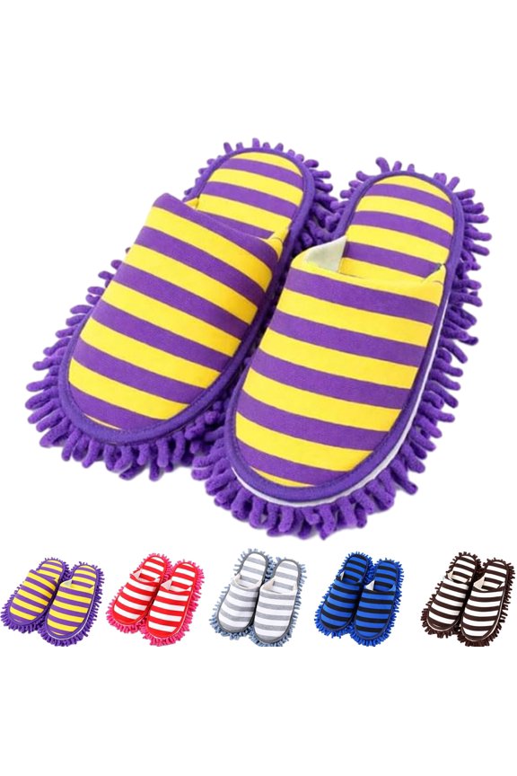 Mop Slippers Dusting for Women/Men, Cleaning Microfiber for Floor Cleaning House Shoes
