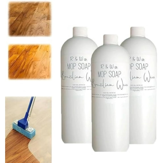 Mop Soap for Floor Cleaning, 2025 New - R&W Mop Soap Brazilian Wave, Luxury Highly Scented Floor Cleaning, Deep Cleaner, Multisurface Bathroom & Kitchen Cleaner Supplies, 120ML