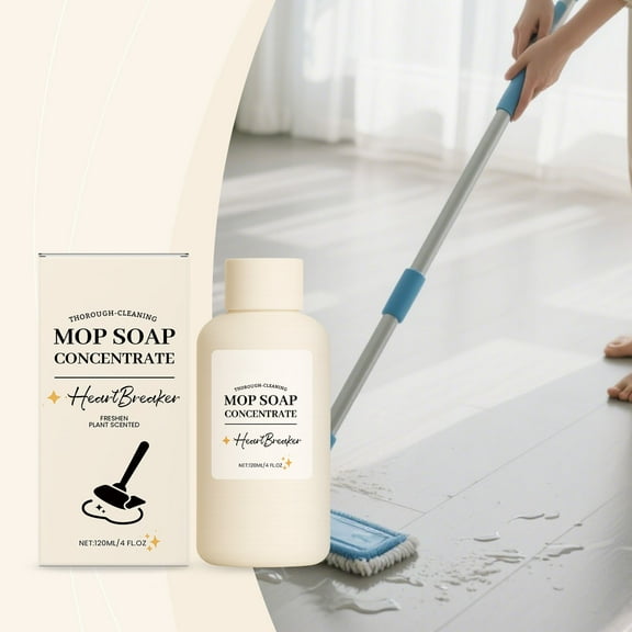 Mop Soap Highly Scented Fragrance,4 fl oz Long Lasting Luxury Floor Cleaner for Hardwood, Tile, Laminate & Stone,Mop Soap Concentrate for mopping - Streak-Free Clean, Ph Neutral and non-Toxic