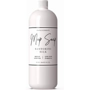 Mop Soap Highly Scented Fragrance, Long Lasting Luxury Floor Cleaner for Hardwood, Tile, Laminate & Stone, Low Suds No Residue Formula, All Mop Types, Made in USA, 32oz Santorini Silk Fragrance