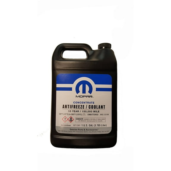 Mopar 68163848AB 10 Year / 150,000 Mile Coolant Concentrate - 1 Gallon