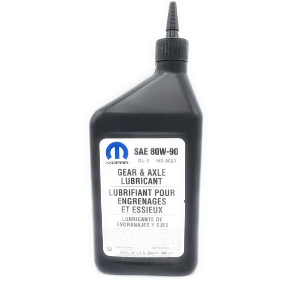 Mopar 68218041AB 2009-2010 Jeep 80W-90 Gear & Axle Lubricant 32oz