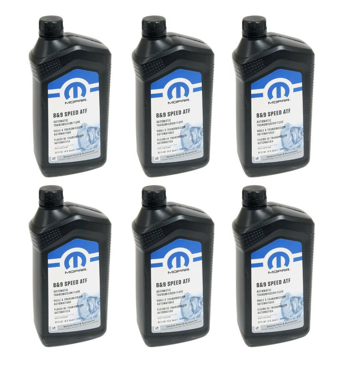 Mopar 8 And 9 Speed Automatic Transmission Fluid Case Of 6 Quarts Mopar 8 And 9 Speed Automatic Transmission Fluid Case Of 6 Quarts