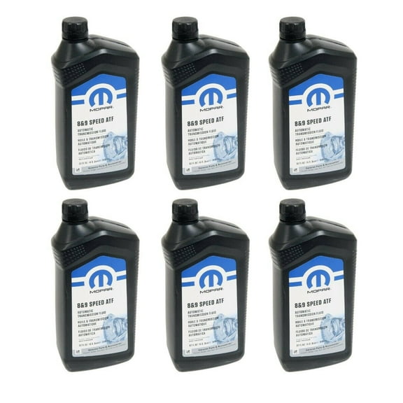 Mopar 8 and 9 Speed Automatic Transmission Fluid Case of 6 Quarts Chrysler Dodge Jeep