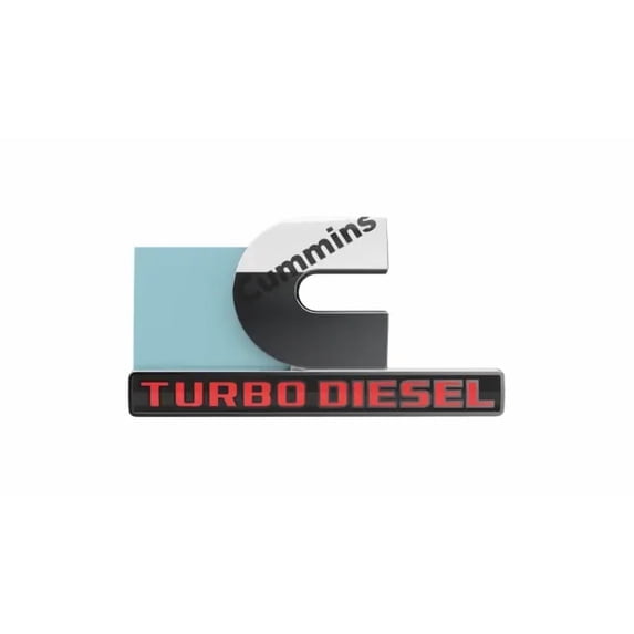 Mopar 68149701AB Front Fender Nameplate Turbo Diesel emblem 2013-2018 Ram 2500