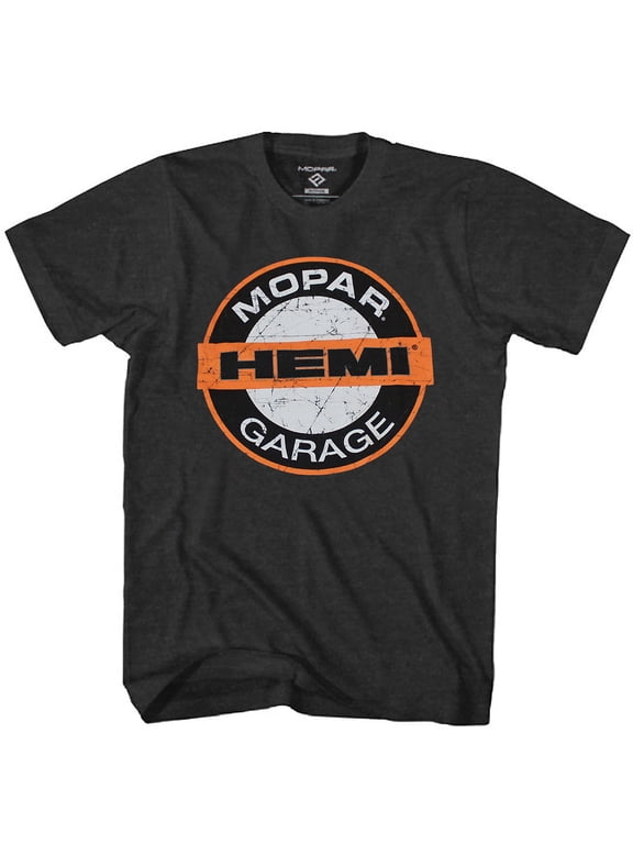 Mopar Hemi Garage Distressed Logo T-Shirt