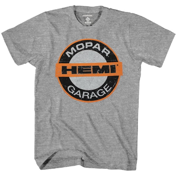 Mopar Hemi Garage Distressed Logo T-Shirt