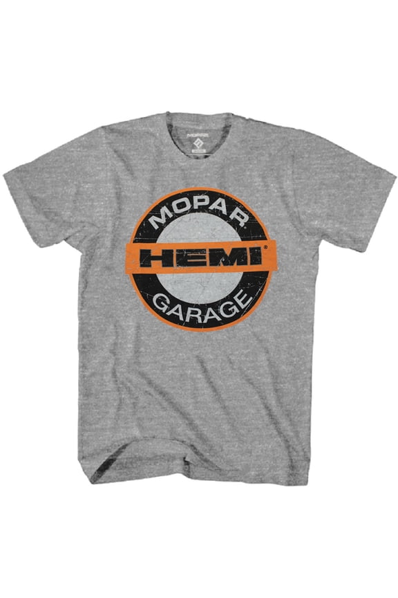 Mopar Hemi Garage Distressed Logo T-Shirt