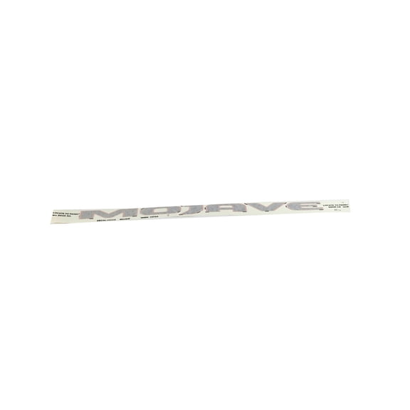 Mopar Hood Decal, OEM 2020-2026 Jeep Gladiator - 6KM541XFAA