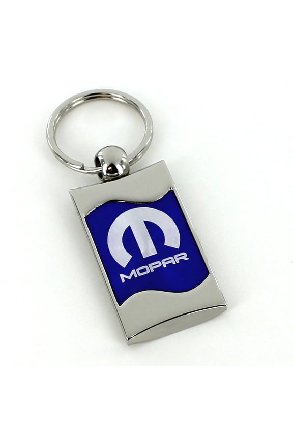 Mopar Keychain & Keyring - Blue Wave