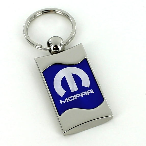 Mopar Keychain & Keyring - Blue Wave