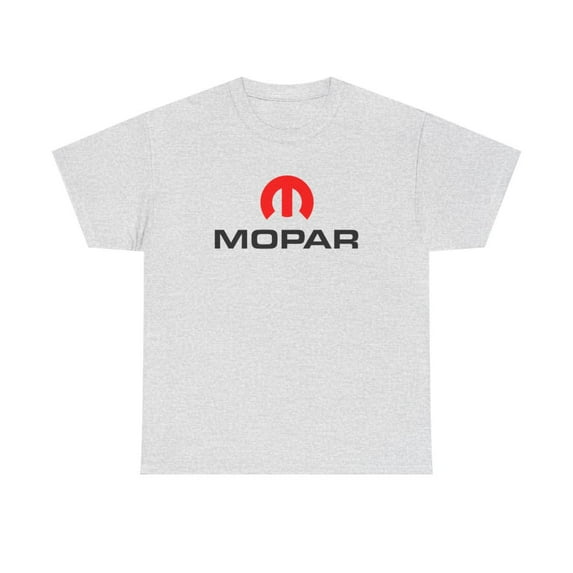 Mopar Performance Auto OEM Parts T Shirt Black White Navy Cotton Tee - Ash / S