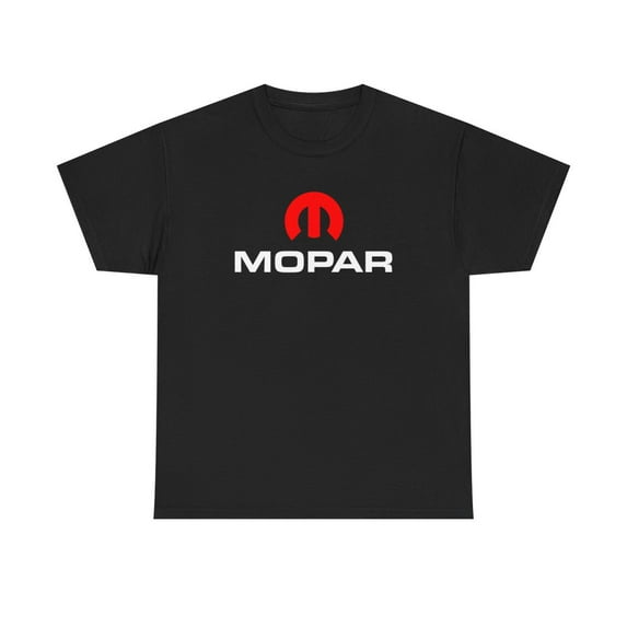 Mopar Performance Auto OEM Parts T Shirt Black White Navy Cotton Tee - Black / L