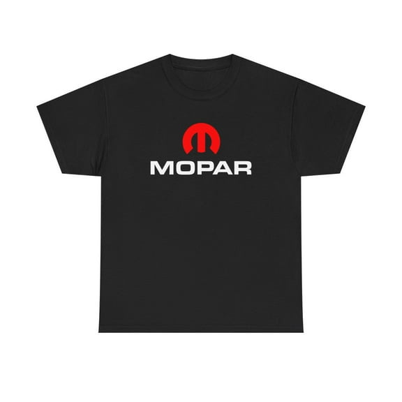Mopar Performance Auto OEM Parts T Shirt Black White Navy Cotton Tee - Black / L