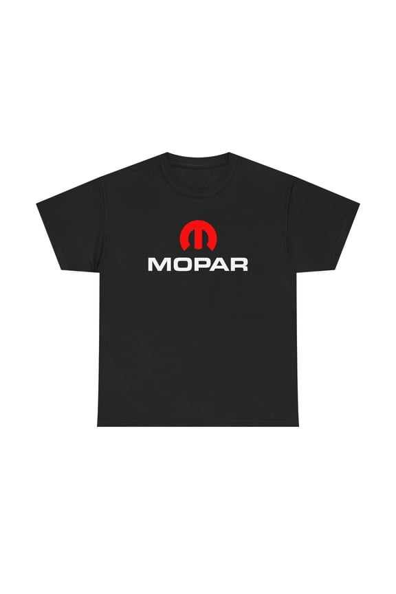 Mopar Performance Auto OEM Parts T Shirt Black White Navy Cotton Tee - Black / 2XL