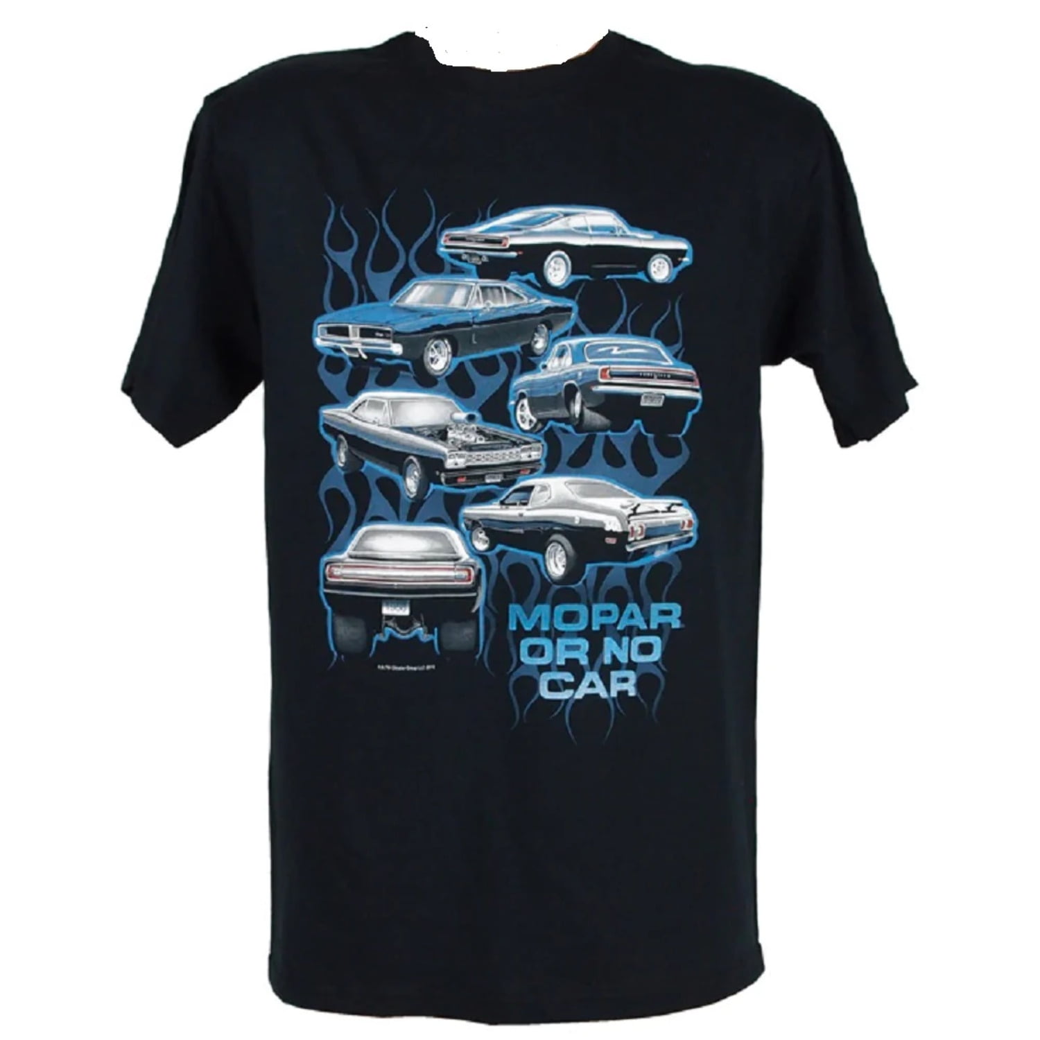 Mopar or No Car features 6 Dodge and Plymouth cars Mens licensed Tshirt ...