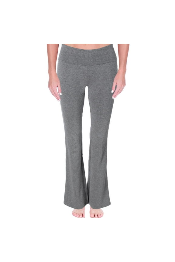 Womens Solid Fitness Yoga Pants