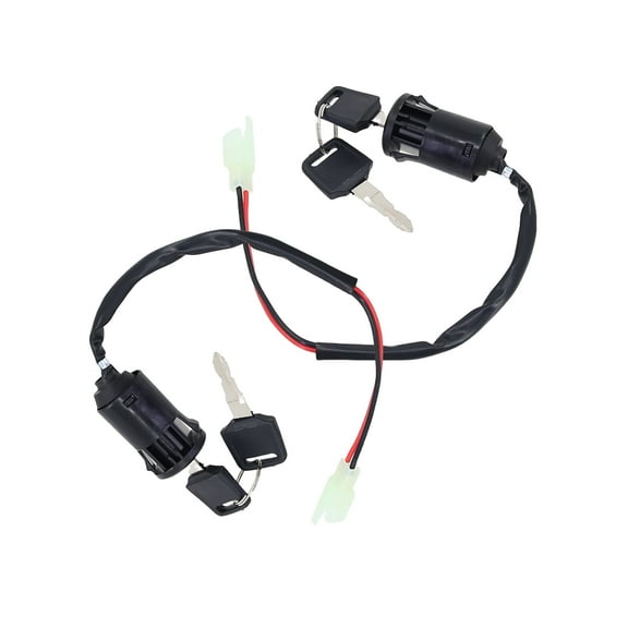 Moped Ignition Key Switch 2 Wire 28mm Hole For ATV Dirt Bike Accessory Electric Motorcycle Go-Kart On/Off Tool Durable