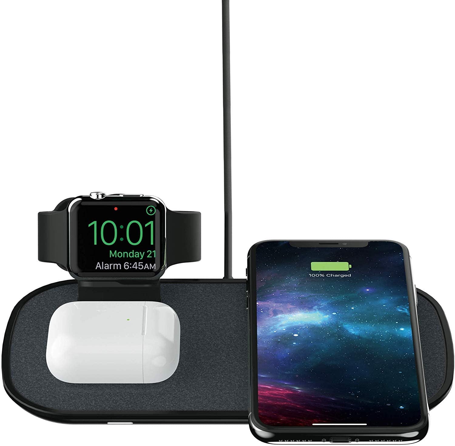 mophie 3-in-1 Wireless Charging Case Pad