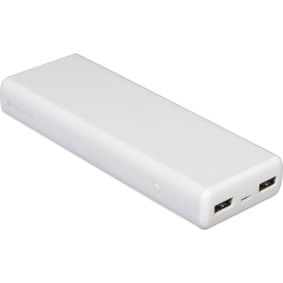 Mophie Power Boost XL 10,400mAh Dual USB Portable Battery Pack, White