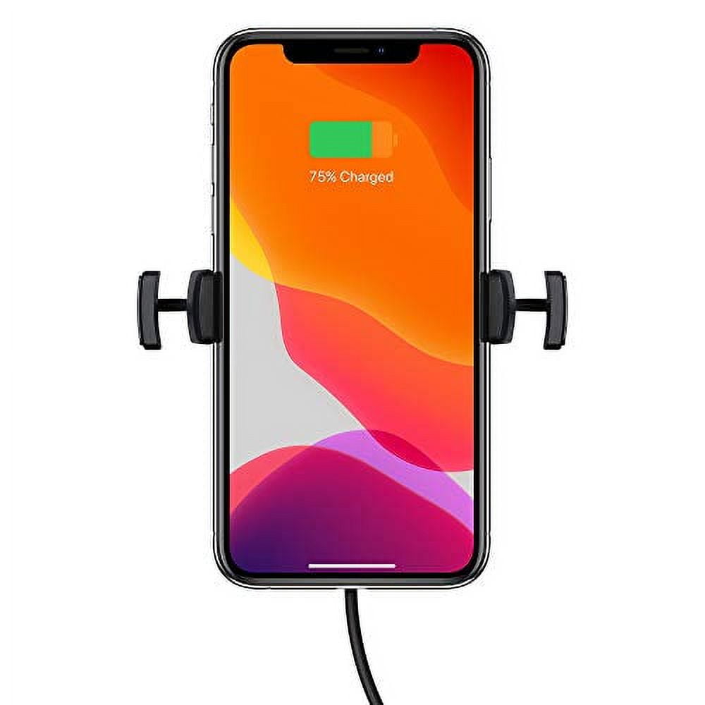 Mophie Universal Wireless Vent Mount Made for All Apple iPhones with Qi Enabled Black