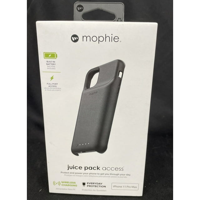 mophie Juice Pack Battery case for cell phone polycarbonate black for Apple iPhone 11