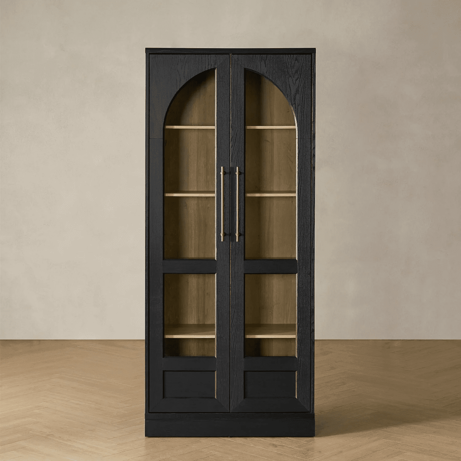 Mopio Blake Tall Display Cabinet - Color: Black