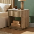 thumbnail image 1 of Mopio Brooklyn Modern Nightstand, Oak, 1 of 9
