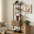 thumbnail image 1 of Mopio Norwin 3-Tier Ladder Book Shelf with Storage, 1 of 8