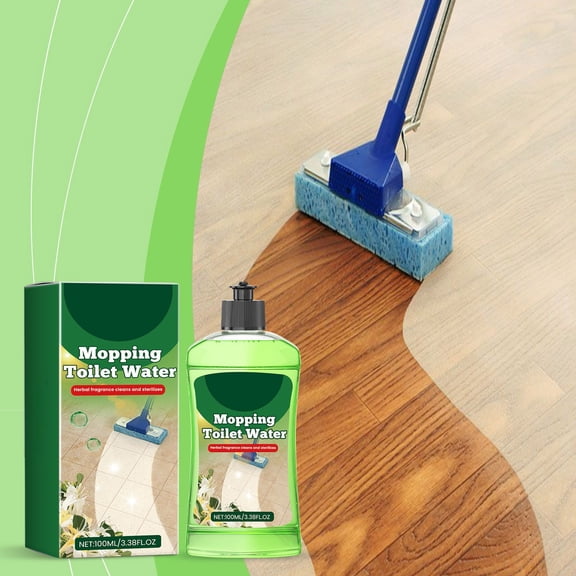 Mopping Floor Cleaner, Flower-Scented Stain Remover, 3.38 fl oz Concentrated Solution for Wood, Tile, and Ceramic