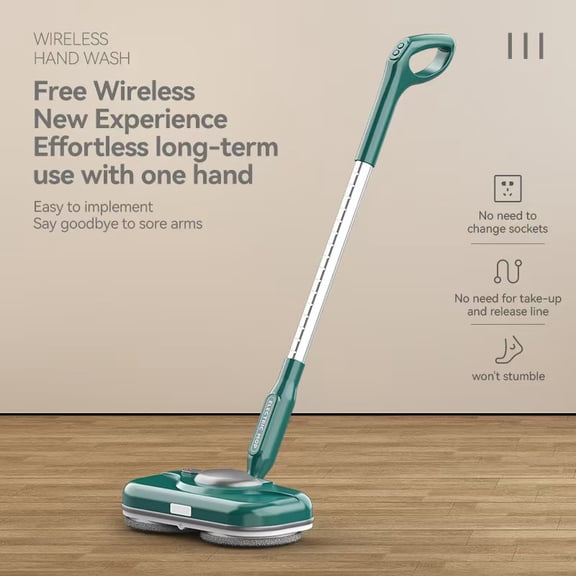 Mopping and Sweeping Small Mini Smart Mopping Machine Electric Household Vacuum Cleaner(White)