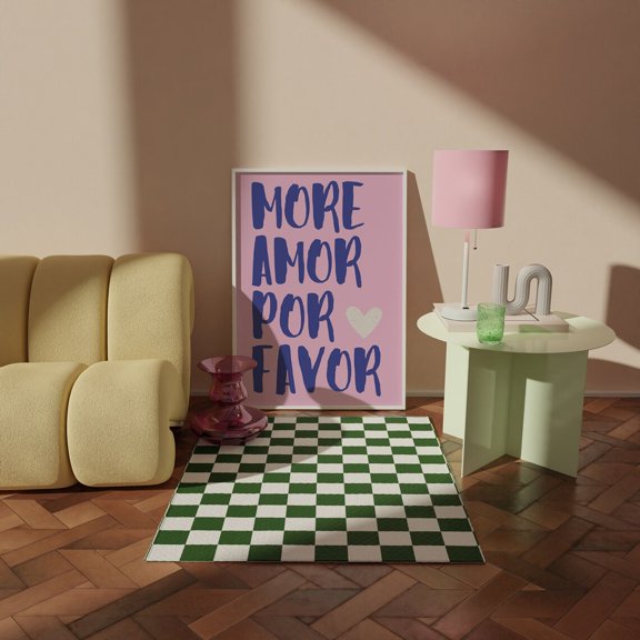 Mor Amor Por Favor Poster For Modern Eclectic Wall Decor