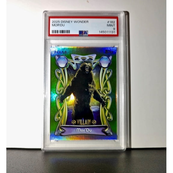 Mor'Du 2025 Topps Disney Wonder #182 Card Brave PSA 9 Mint