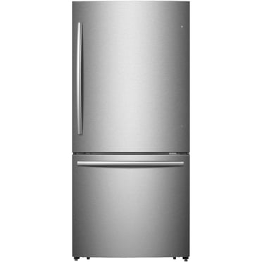 Mora 17.2 Cu. ft. 33.15 in Bottom-Freezer Refrigerator Stainless, New