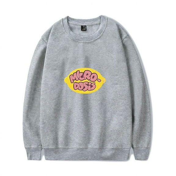 Mora Album Microdosis Merch Long Sleeved Men's And Women's Round Neck Casual Sportswear Streetwear