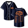 thumbnail image 1 of Mora Lo Mismo De La Otra Vez Tour 2025 Merch Baseball Jersey Shirt V-Neck Women Men Short Sleeve Streetwear Clothes, 1 of 3