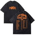thumbnail image 1 of Mora Lo Mismo De La Otra Vez Tour 2025 Merch T-Shirt Cotton Wash Tee Women Men Short Sleeve Crewneck Tee, 1 of 3