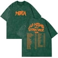 thumbnail image 1 of Mora Lo Mismo De La Otra Vez Tour 2025 Merch T-Shirt Cotton Wash Tee Women Men Short Sleeve Crewneck Tee, 1 of 2