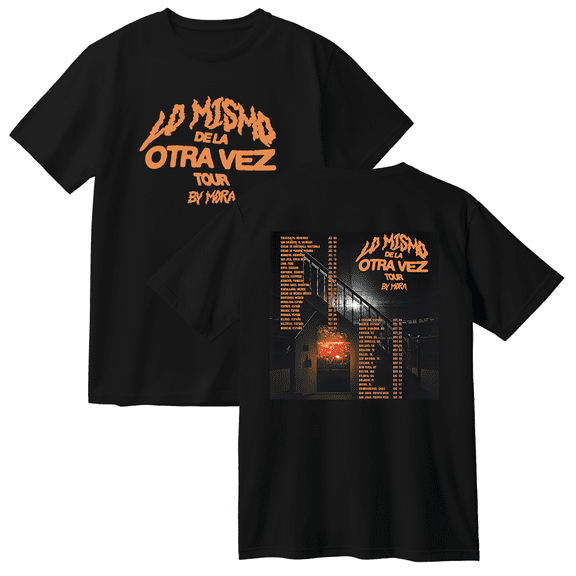 Mora Lo Mismo de la Otra Vez Tour Cotton T-shirt Women Men Short Sleeve Crewneck Fashion Tee