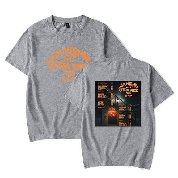 Mora Lo Mismo de la Otra Vez Tour Tee Women Men Crewneck T-shirt Short Sleeve Casual Tops